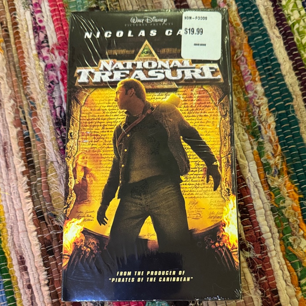 National Treasure VHS Tape. Original factory sealed. 📼 Adventure movie - Picture 5 of 5